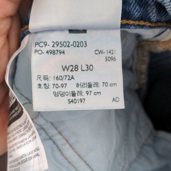 Levi's 501 Skinny jean  size  28 - Picture 10 of 10